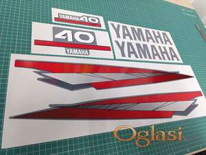 Yamaha 40 - nalepnice za pentu